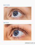 neuMASCARA™ before and after images on model